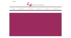 Desktop Screenshot of labeautyandmassageschool.com